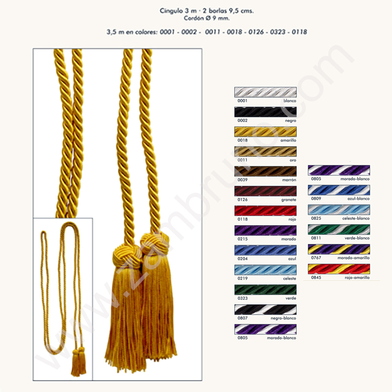 CINGULO NAZARENO CUQUILLO 215