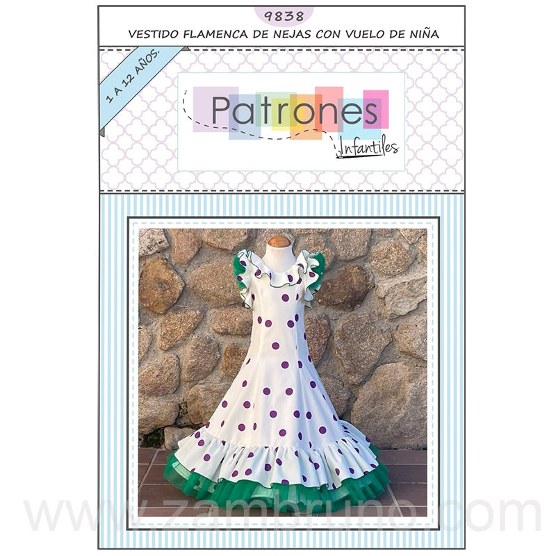 PATRON VESTIDO 9 VOLANTES MUJER 5030 (copia)