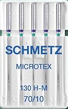 AGUJA MÁQUINA DOMÉSTICA SCHMETZ 130-705HM MICROTEX