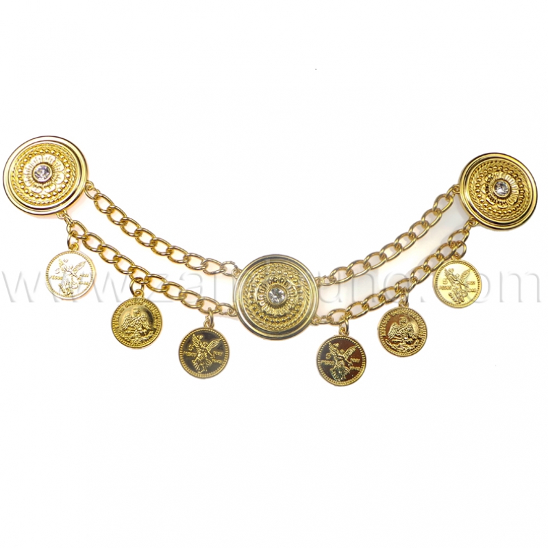 CENTRO CINTURON EN ORO 1586    1x1 UD  *