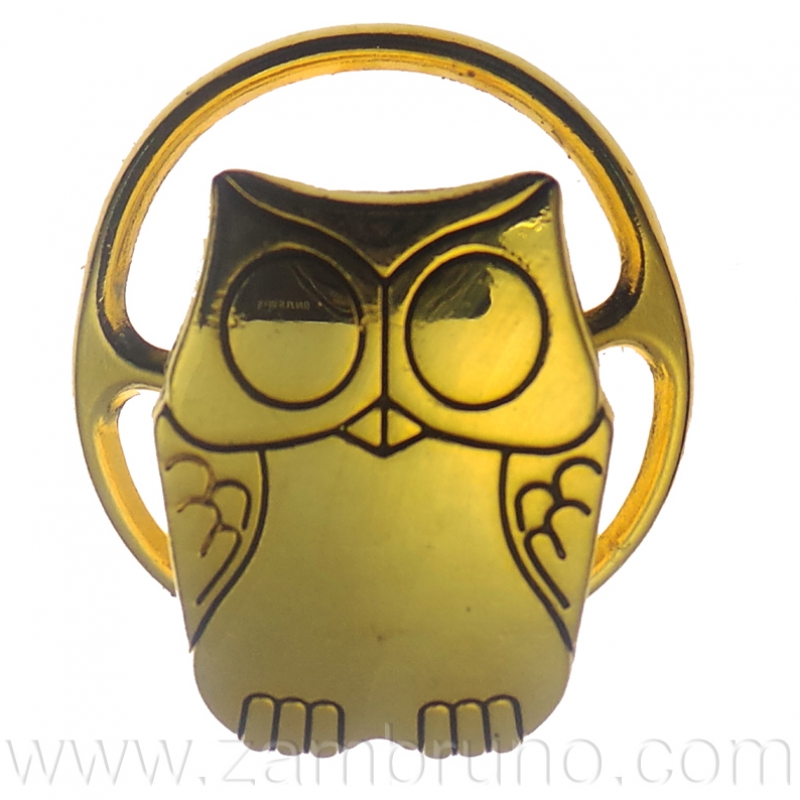APLIQ.PAÑUELO ORO BUHO  2212