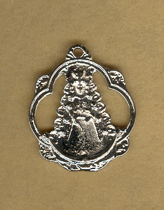 MEDALLA METAL VIRGEN ROCIO 100