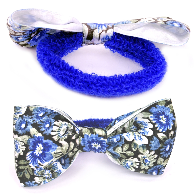 COLETERO 145 LAZO FLORES AZUL  1x6 UD  *