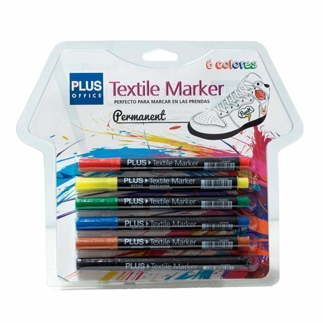 ROTULADOR TEXTIL 188005 BLISTER SURTIDO 6 UDS.