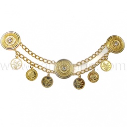 [N537002] CENTRO CINTURON EN ORO 1586    1x1 UD  *