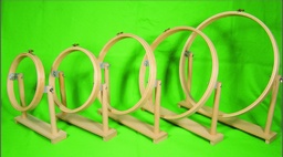 BASTIDOR MADERA REDONDO PIE 10790